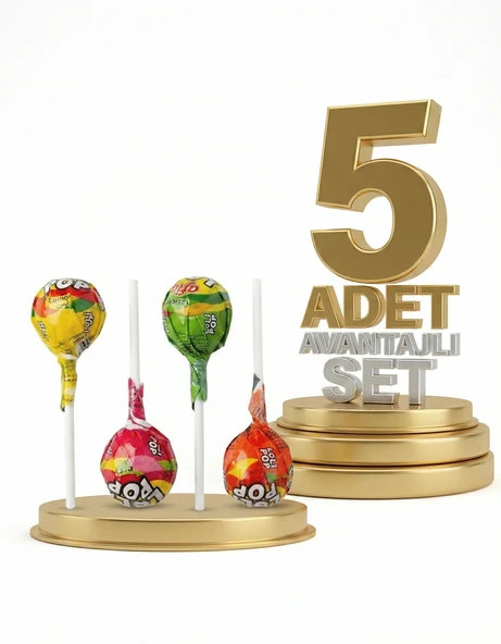 Afia Lolipop Meyve Aromalı Sert Şeker 5x10 Gr ürün görseli 1
