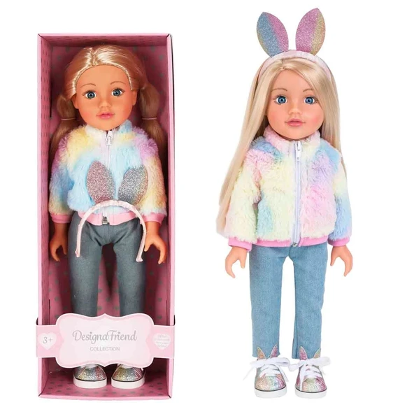 S00094782 SUN KDK BEBEK DESIGNAFRIEND BUNNY OUTFIT 47 CM ürün görseli 1
