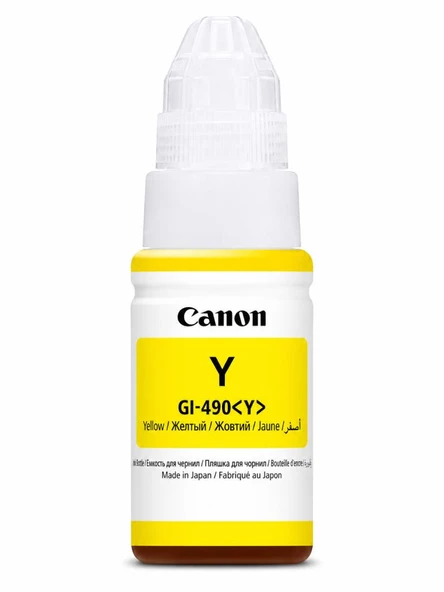 CANON GI-490Y SARI MUREKKEP G1400/2400/3400/4400 ürün görseli 1