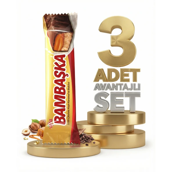 Afia Bambaşka Karamelli Bisküvi 3x40 Gr ürün görseli 1
