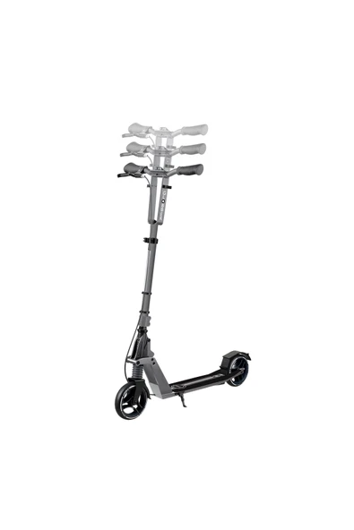 Globber One K 165 Deluxe Scooter - Titanium - Resim 8