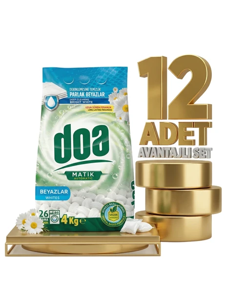 Doa Matik Deterjan Beyazlar 12x4 Kg - Resim 2