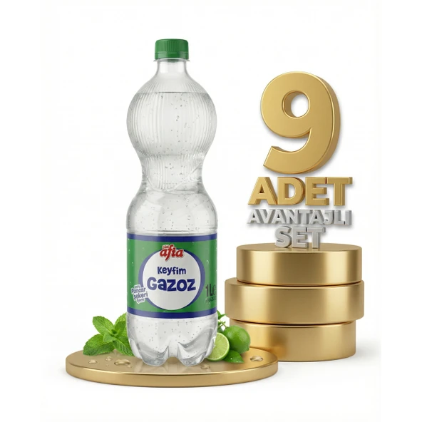 Afia Keyfim Gazoz 9x1 Lt ürün görseli 1