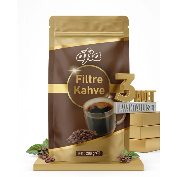 Afia Filtre Kahve 3x200 Gr ürün görseli 1