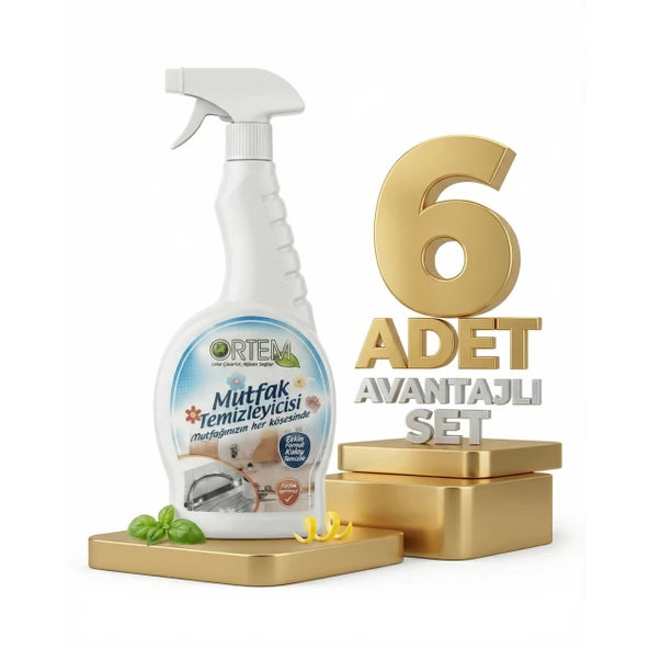 Ortem Mutfak Temizleyici 6x1 Kg ürün görseli 1