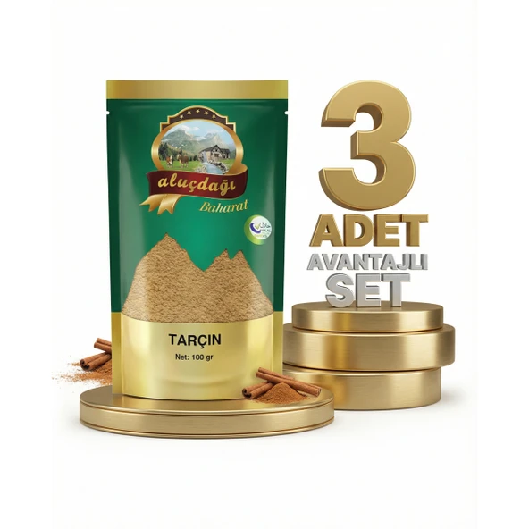 Aluçdağı Tarçın 3x100 Gr ürün görseli 1