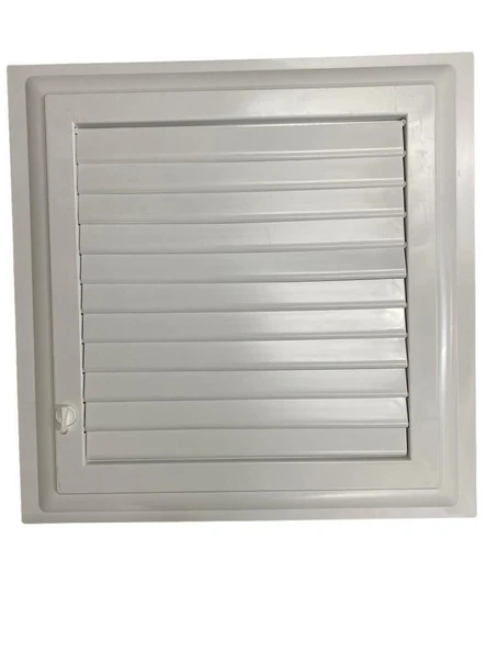 Plastik Menfez 55X55 Beyaz Banyo WC Havalandırma ürün görseli 1