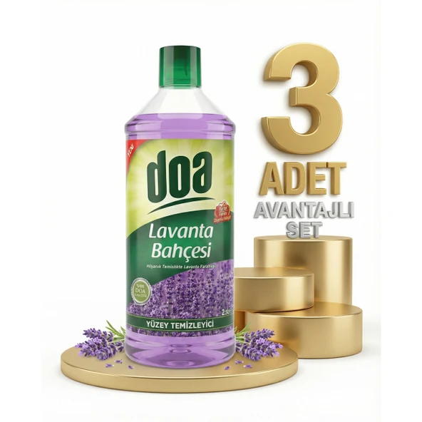 Doa Yüzey Temizleyici Lavanta Bahçesi 3x2,5 Lt ürün görseli 1