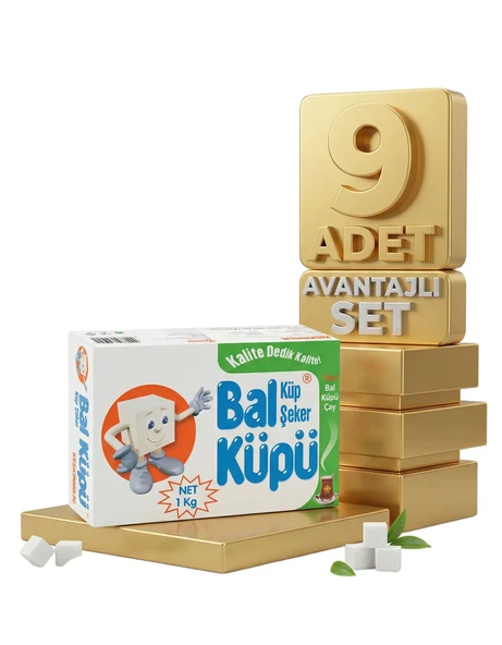 Balküpü Küp Şeker 9x1 Kg ürün görseli 1