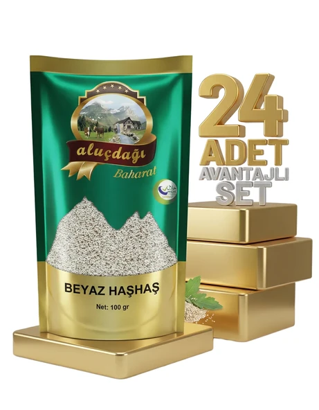 Aluçdağı Beyaz Haşhaş 24x100 Gr - Resim 2