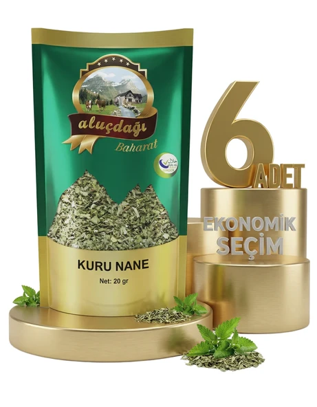 Aluçdağı Kuru Nane 6x100 Gr - Resim 2