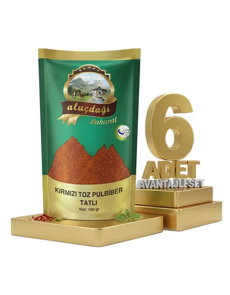 Aluçdağı Pul Biber 6x250 Gr - Resim 2
