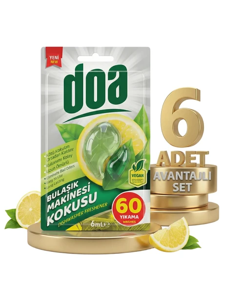 Doa Bulaşık Makinesi Kokusu 60 Yıkama 6x6 Ml ürün görseli 1