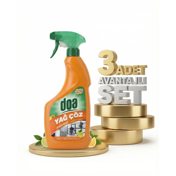 Doa Yağ Çözücü 3x750 Ml ürün görseli 1