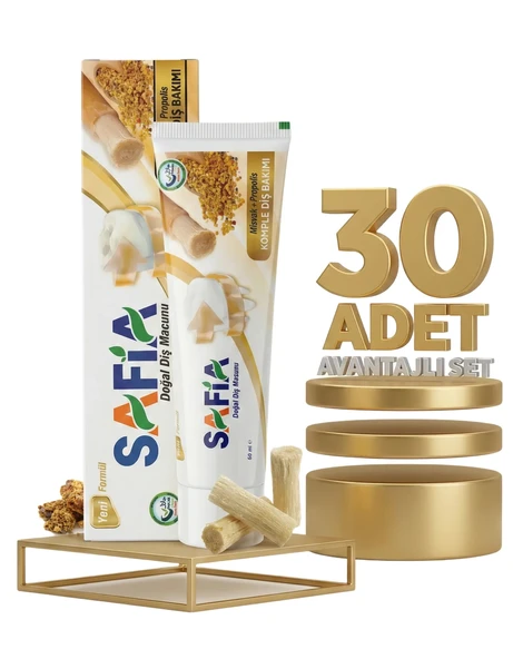 Safia Diş Macunu Misvak ve Propolis 30x60 ml - Resim 2