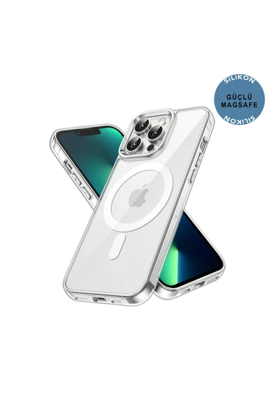 iPhone 13 Pro Max Şeffaf Magsafe Kılıf MTL SAFE ürün görseli 1