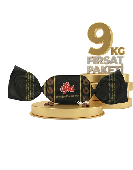 Afia Tereyağlı ve Kahveli Şeker 9x1 Kg ürün görseli 1