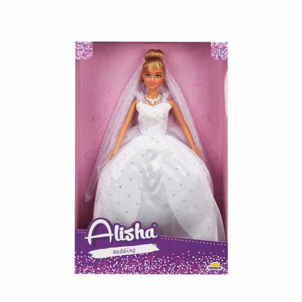3381 NessiWorld-RST-SIS-Gelinlikli Manken Bebek 29 cm ürün görseli 1