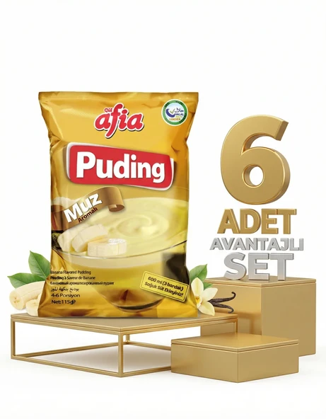 Afia Muzlu Puding 6x125 Gr ürün görseli 1