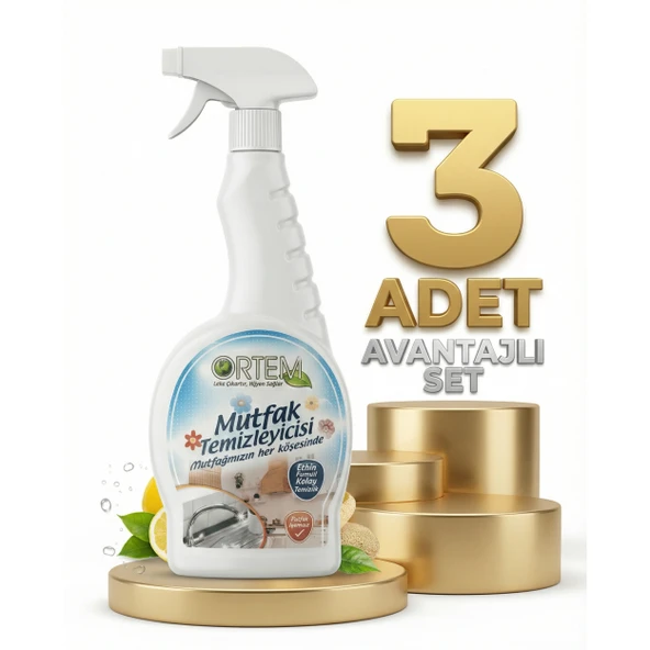 Ortem Mutfak Temizleyici 3x1 Kg ürün görseli 1