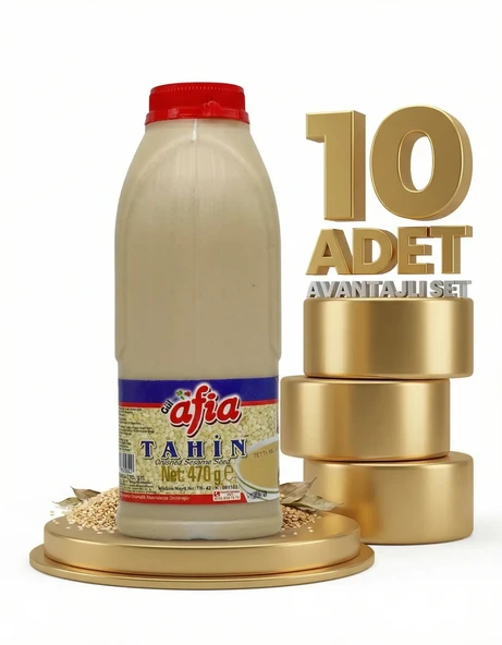 Afia Tahin 10x470 Gr ürün görseli 1