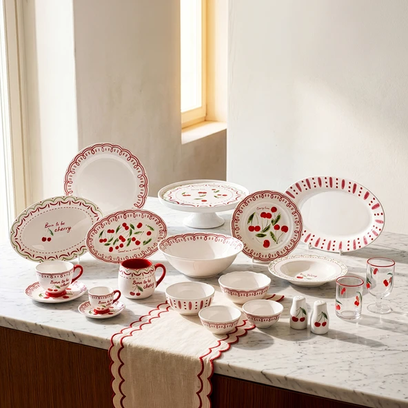 Karaca Cherry Time Noktalı Çerezlik 11 cm - Resim 5