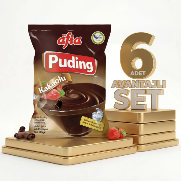 Afia Kakaolu Puding 6x125 Gr ürün görseli 1