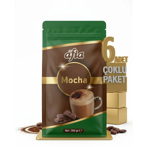 Afia Mocha Kahve 6x200 Gr - Resim 2