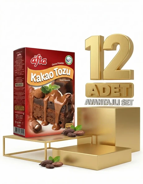 Afia Kakao Tozu 12x100 Gr - Resim 3