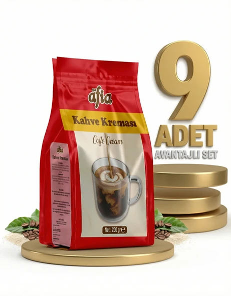 Afia Kahve Kreması 9x200 Gr - Resim 2