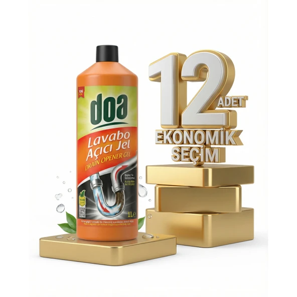 Doa Lavabo Açıcı Jel 12x1000 Ml ürün görseli 1