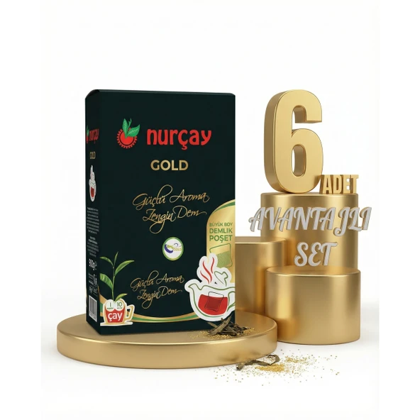 Nurçay Demlik Kutu Gold 6x(15X60 GR) ürün görseli 1