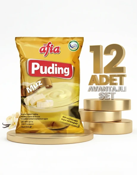 Afia Muzlu Puding 12x115 Gr - Resim 2