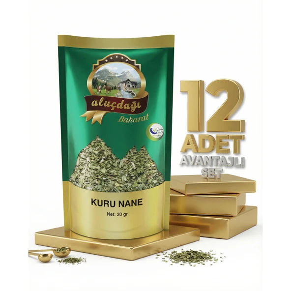 Aluçdağı Kuru Nane 12x100 Gr ürün görseli 1