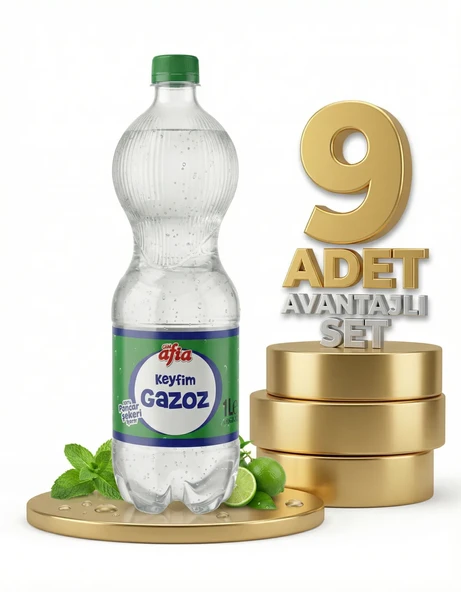 Afia Keyfim Gazoz 9x1 Lt - Resim 2
