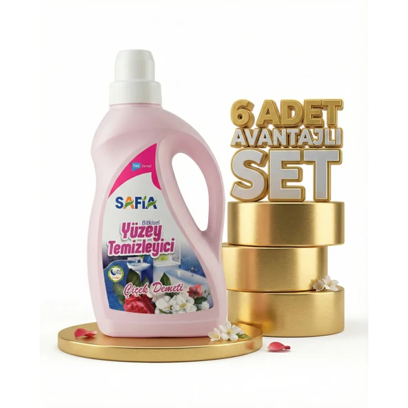 Safia Genel Yüzey Temizleyici 6x1 Lt ürün görseli 1
