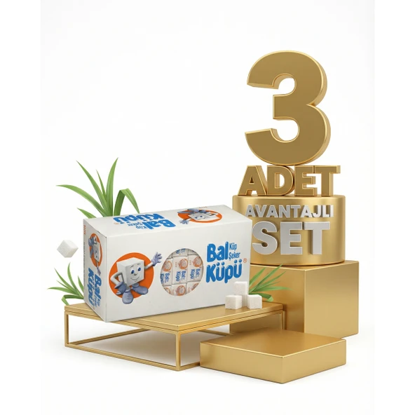 Balküpü Elite Küp Şeker 3x750 Gr - Resim 2