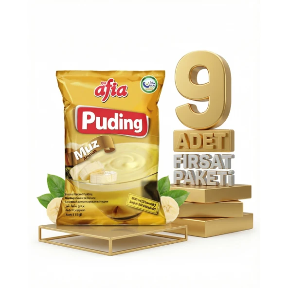 Afia Muzlu Puding 9x125 Gr - Resim 2