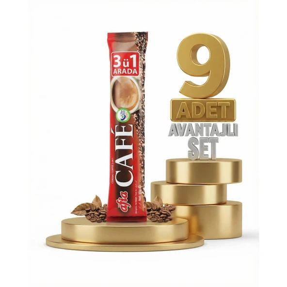 Afia 3ü 1 Arada Kahve Klasik 9x18 Gr ürün görseli 1