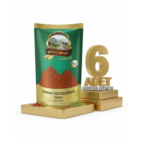 Aluçdağı Pul Biber 6x250 Gr ürün görseli 1
