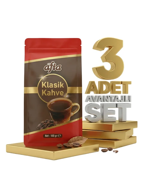 Afia Klasik Kahve 3x100 Gr ürün görseli 1
