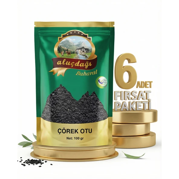 Aluçdağı Çörek Otu 6x100 Gr ürün görseli 1