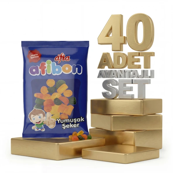 Afia Afibon Yumuşak Şeker 40x80 Gr ürün görseli 1