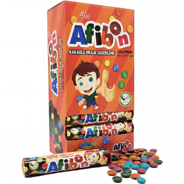 Afia Afibon Kakaolu Draje Şekerleme 24x20 Gr ürün görseli 1