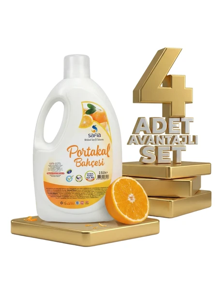 Safia Portakal Bahçesi Sıvı El Sabunu 4x2,5 Lt ürün görseli 1