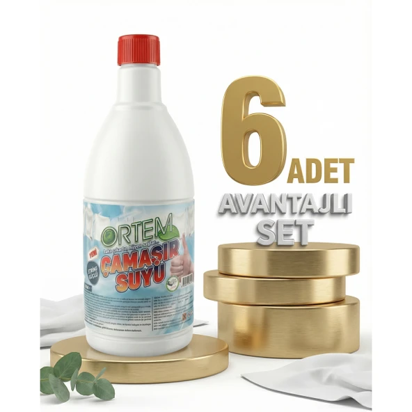 Ortem Çamaşır Suyu 6x1 Kg ürün görseli 1