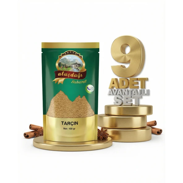 Aluçdağı Tarçın 9x100 Gr ürün görseli 1
