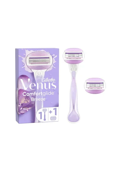 Gillette Venus Comfortglide Breeze 2 Başlıklı Kadın Tıraş Bıçağı ürün görseli 1