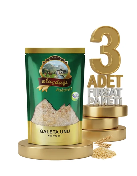 Aluçdağı Galeta Unu 3x100 Gr - Resim 2