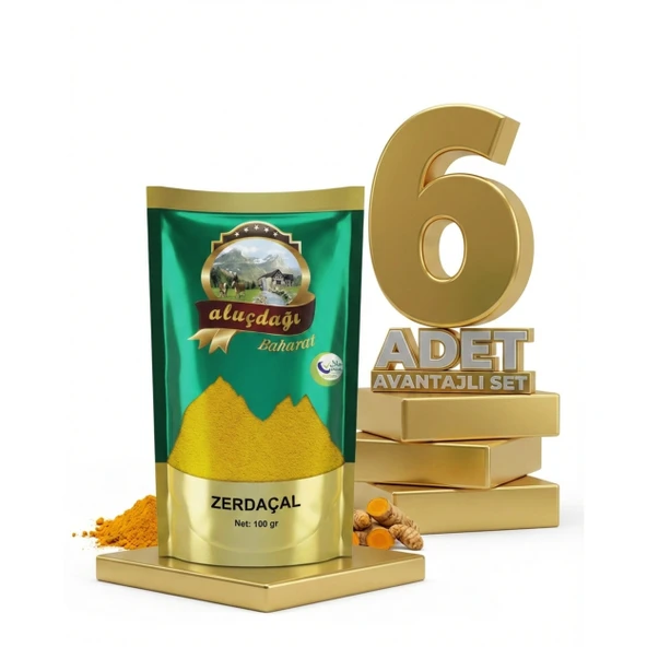 Aluçdağı Zerdeçal 6x100 Gr - Resim 2